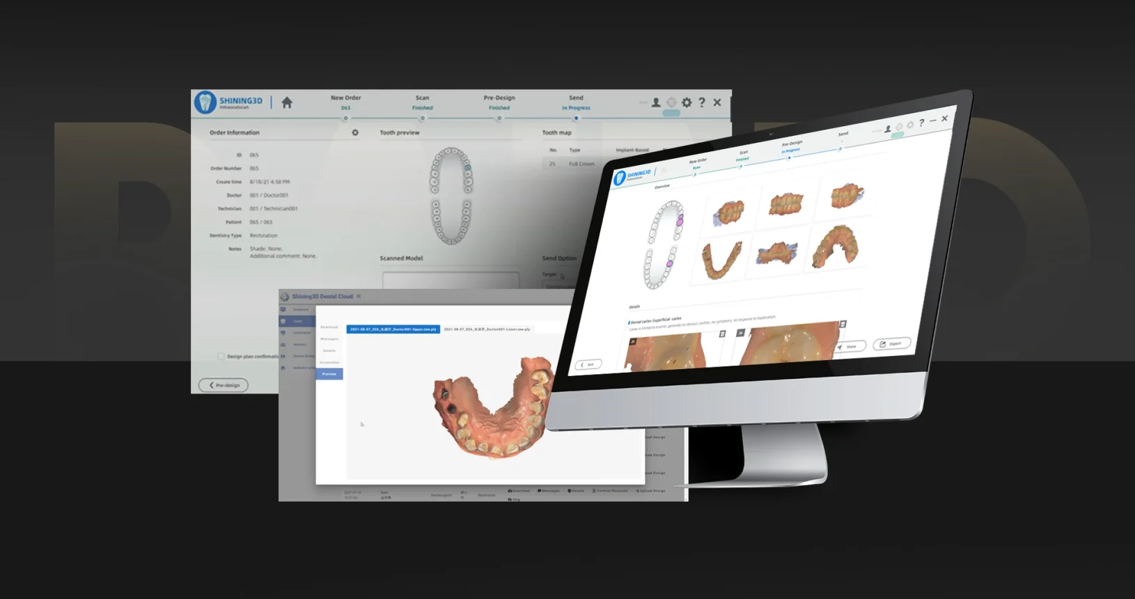رابط کاربری Aoralscan 3
